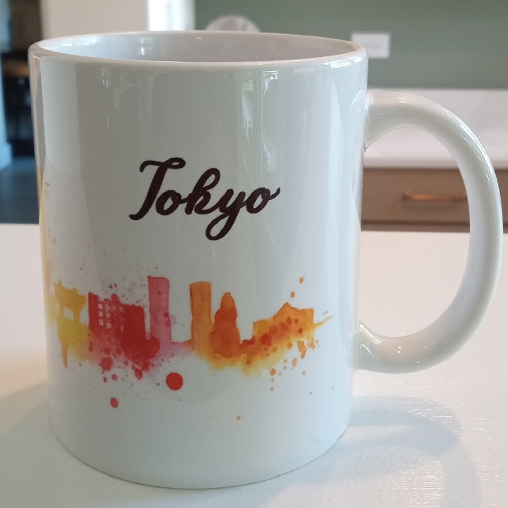 Tokyo Japan Skyline White Coffee Tea Cup